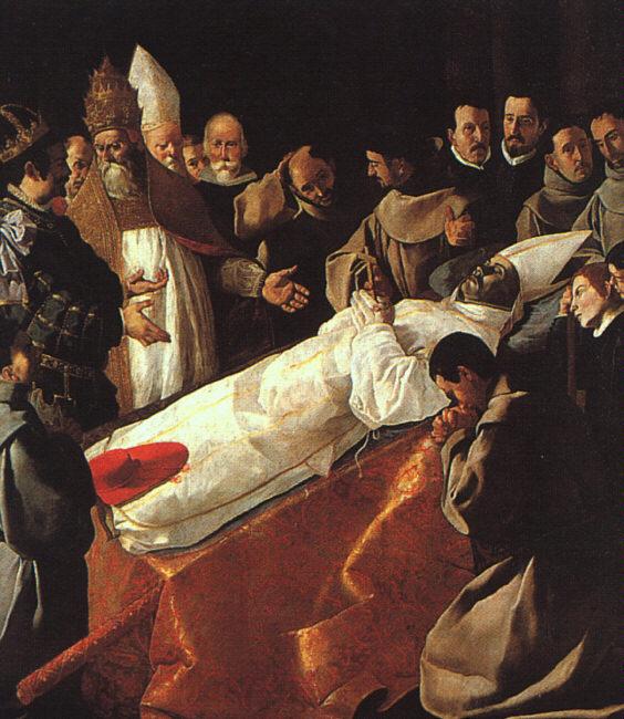 Francisco de Zurbaran The Lying in State of St.Bonaventura